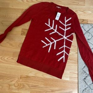 Winter Snowflake Christmas Sweater
